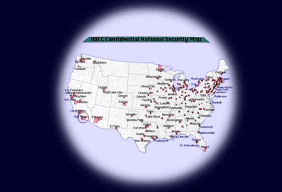 HOLC Confidential National Security Map